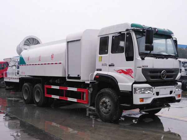 國五重汽后雙橋抑塵車 16方多功能抑塵車