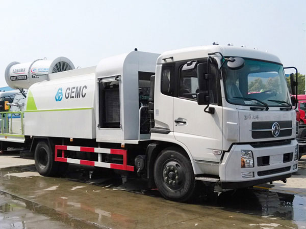 國五天錦8.5方車載霧炮車 多功能抑塵車