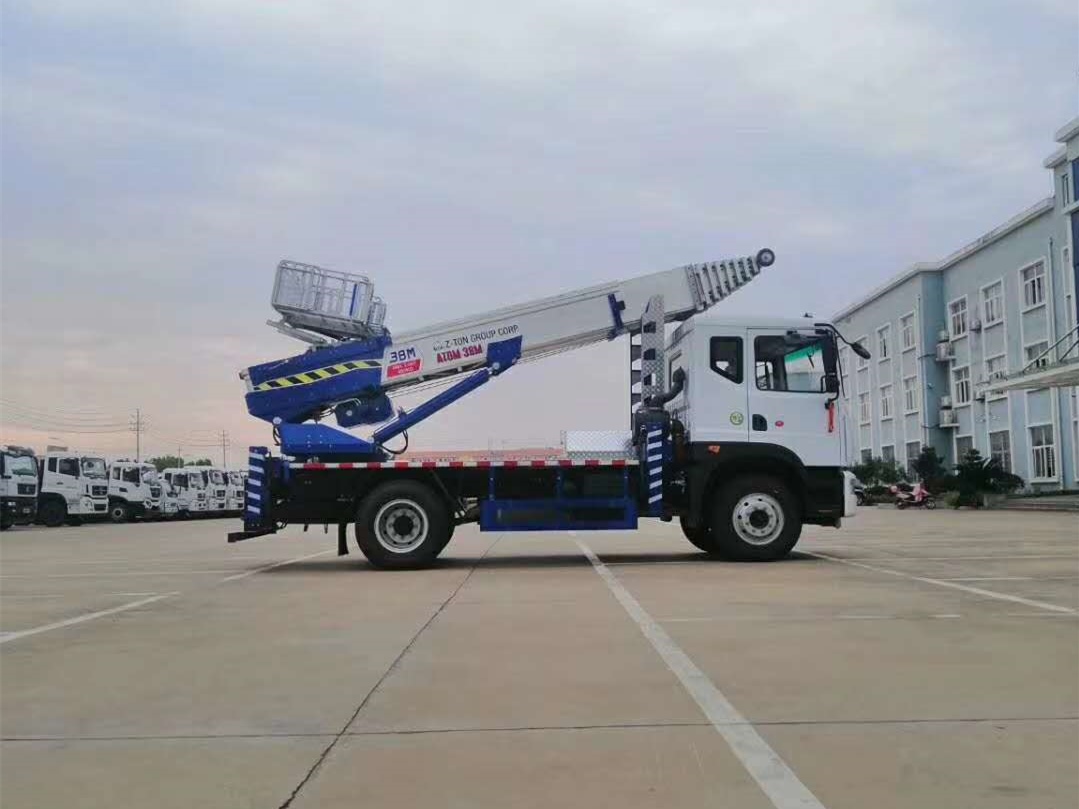 38米云梯搬家車-云梯上料車