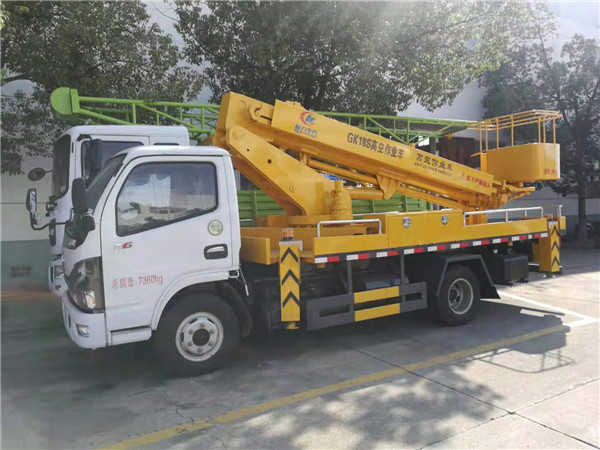 東風國六18米伸縮臂高空作業(yè)車-程力直臂高空作業(yè)車